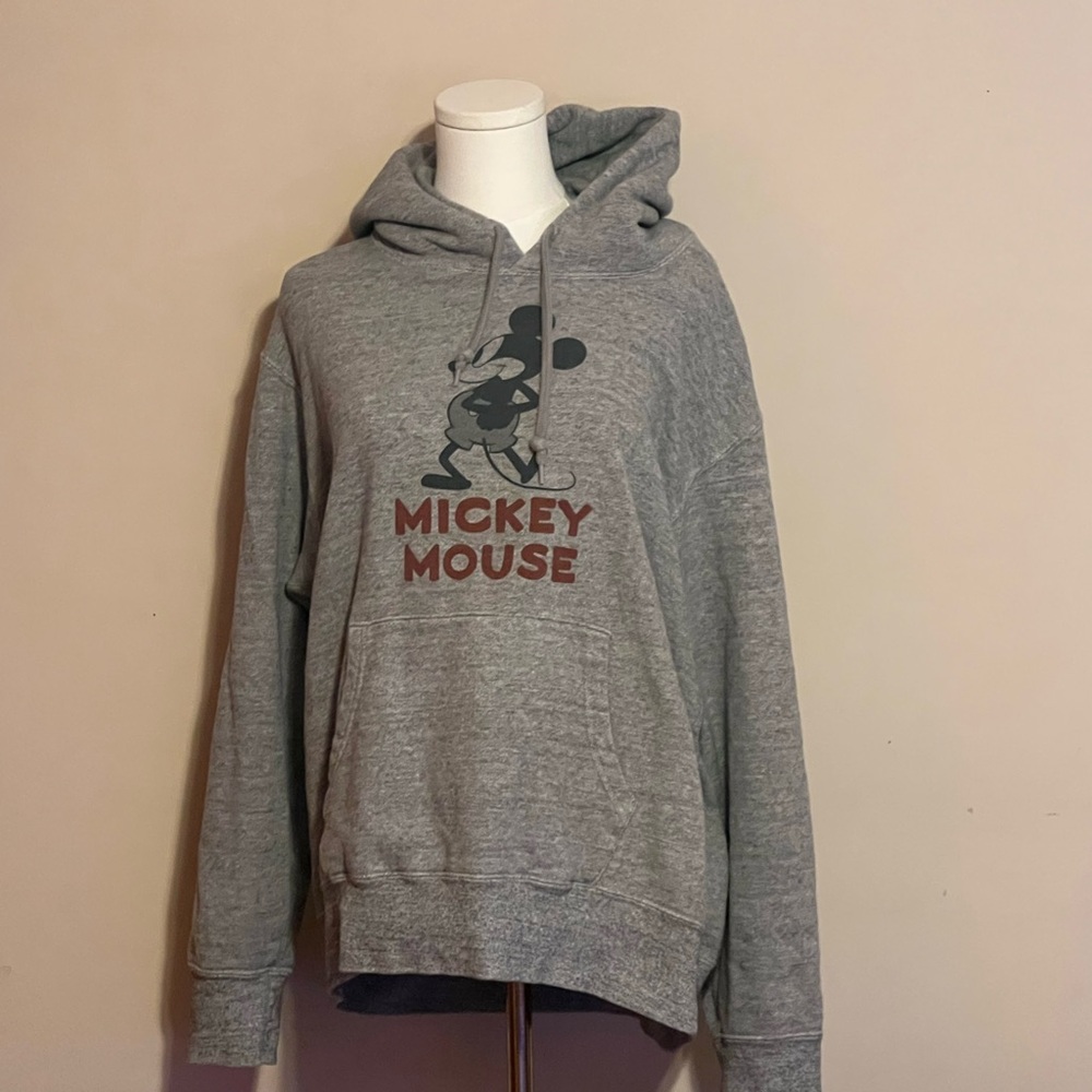 Disney Gray Mickey Mouse Hoodie